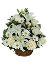 Composizione di fiori bianchi